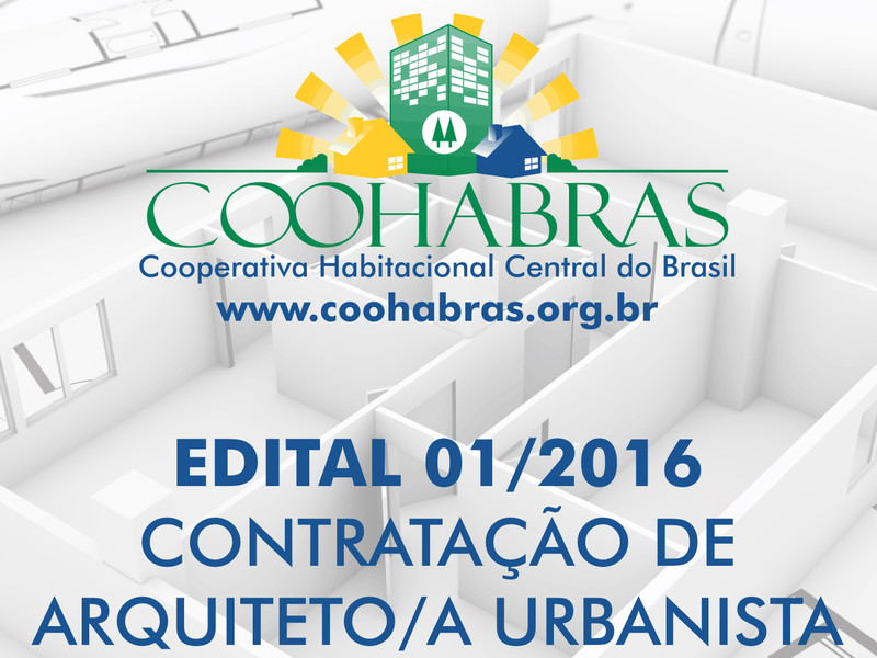 Coohabras contrata arquiteto (a) urbanista