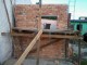 Parede nova com baldrame